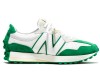 New Balance WS 327 Green белые с зеленым