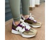 New Balance WS 327 Green Purple текстиль