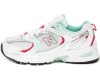 New Balance 530 белые с бирюзовым