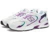 New Balance 530 белые с фиолетовым