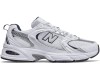 New Balance 530 Белые с серым спортивные