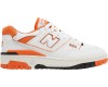 New Balance 550 Varsity Orange белые с оранжевым