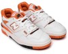 New Balance 550 Varsity Orange белые с оранжевым