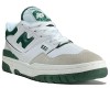 New Balance 550 White Team Forest Green