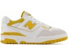 New Balance 550 White/Yellow белые с желтым