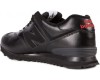 New Balance 574 All Black мужские кожаные