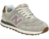 New Balance 574 бежевые с розовым