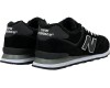 New Balance 574 Black White Big Size с мехом