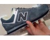 New Balance 574 Blue Grey Black с мехом