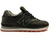 New Balance 574 женские черно-зеленые