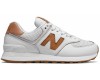 New Balance 574 Classic бело-коричневые