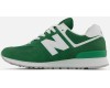 New Balance 574 Classic зеленые с белым