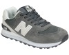 New Balance 574 Grey White серые с белым