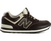 New Balance 574 Коричневые с белым