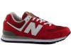 New Balance 574 красные с белым