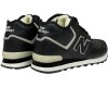 New Balance 574 Mid Black White Leather с мехом