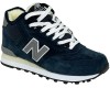 New Balance 574 Mid Blue Grey с мехом