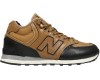 New Balance 574 Mid Brown Black с мехом