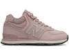 New Balance 574 Mid розовые зимние с мехом