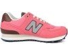 New Balance 574 розовые с коричневым