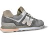 New Balance 574 Серые с розовым женские