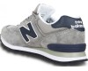 New Balance 574 Серые с синим мужские