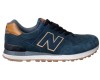 New Balance 574 Синие с коричневым