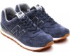 New Balance 574 Синие замшевые