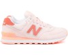 New Balance 574 розово-персиковые