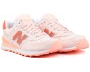 New Balance 574 розово-персиковые