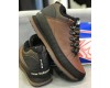 New Balance 754 Brown Black кожаные с мехом