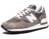 New Balance 990 замшевые серые