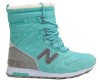 New Balance Snow Boots зимние с мехом бирюзовые с серым