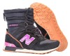 New Balance Snow Boots зимние с мехом черные с розовым