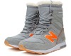 New Balance Snow Boots зимние с мехом серые с оранжевым